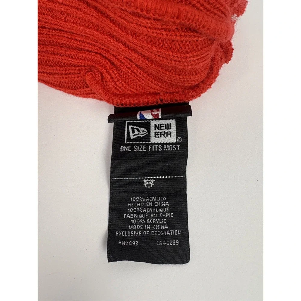 Toronto Raptors New Era NBA Draft Basketball Pom Knit Beanie(no Pin)